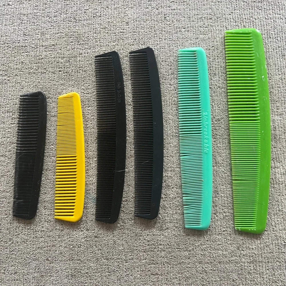 Goody and Comare Vtg Hair Brush and Comb Lot Assorted Styling Tools 11 Piece Set